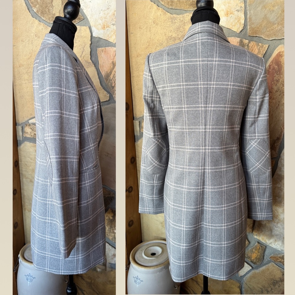 Tommy Hilfiger Windowpane Elbow-Patch Single-Butt… - image 3